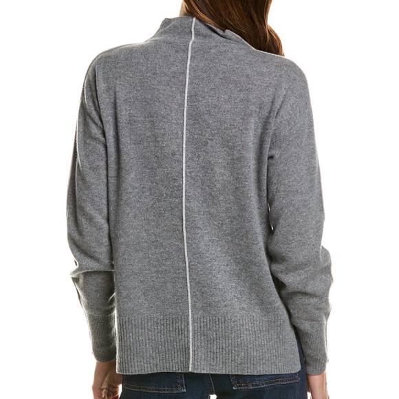 InCashmere Mock Turtleneck Sweater NWT - Picture 2 of 5